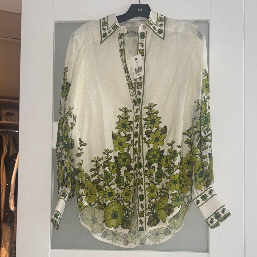 Alemais Green Floral Blouse - Picture 4 of 4
